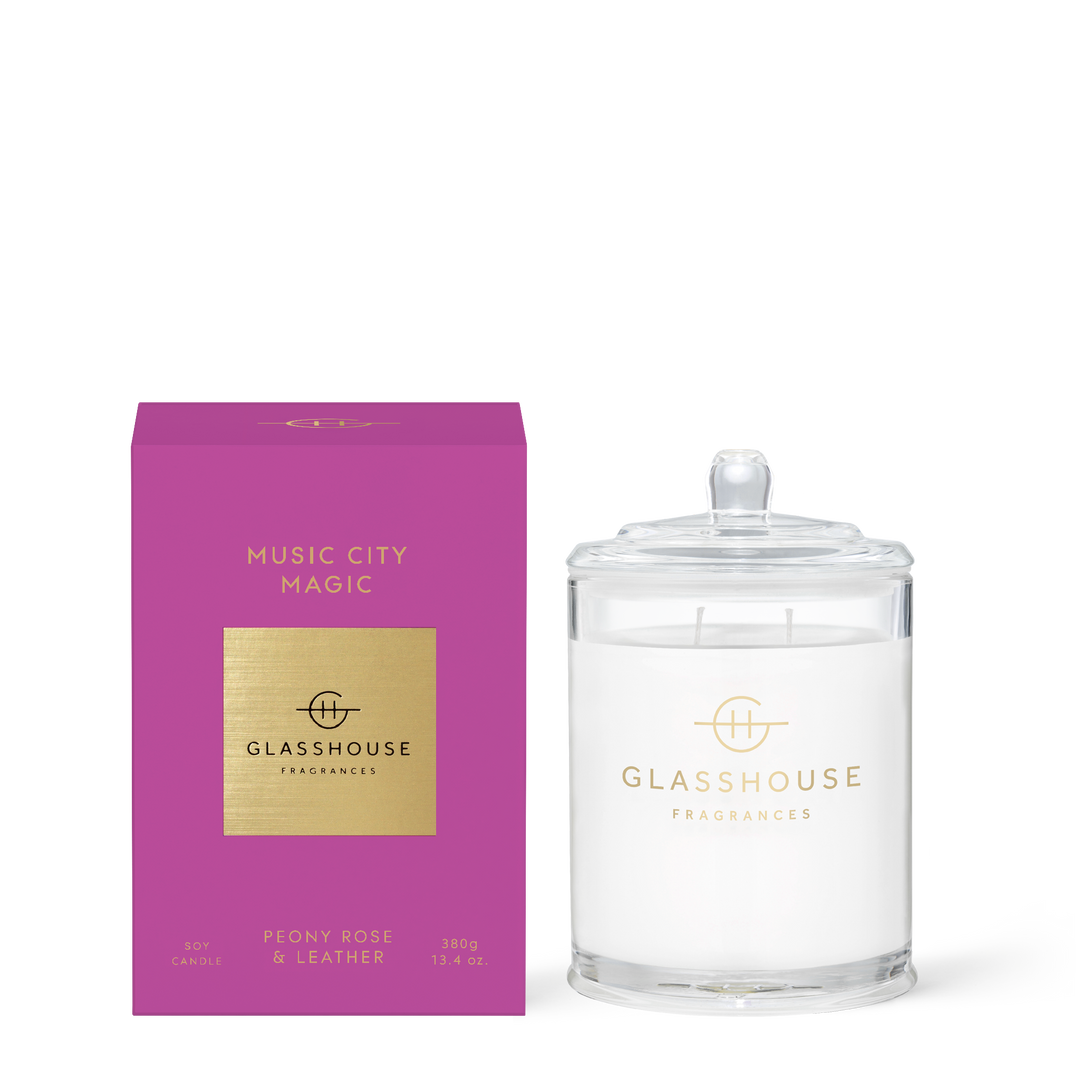 Glasshouse Music City Magic 13.4 oz Candle