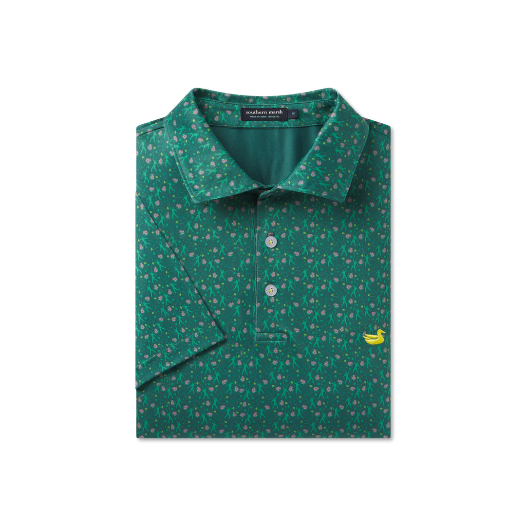 Flyline Performance Polo - Sunday Success: Champions Green