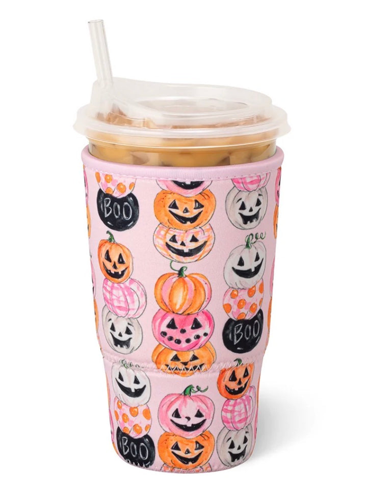 Swig Life Pumpkin Stacks Iced Cup Coolie Large