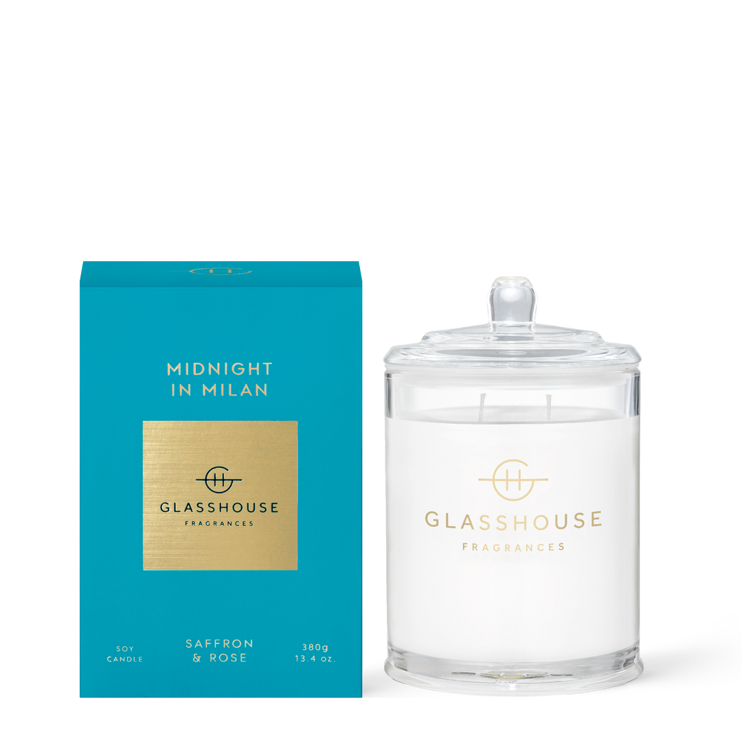 Glasshouse Midnight In Milan 13.4 oz Candle