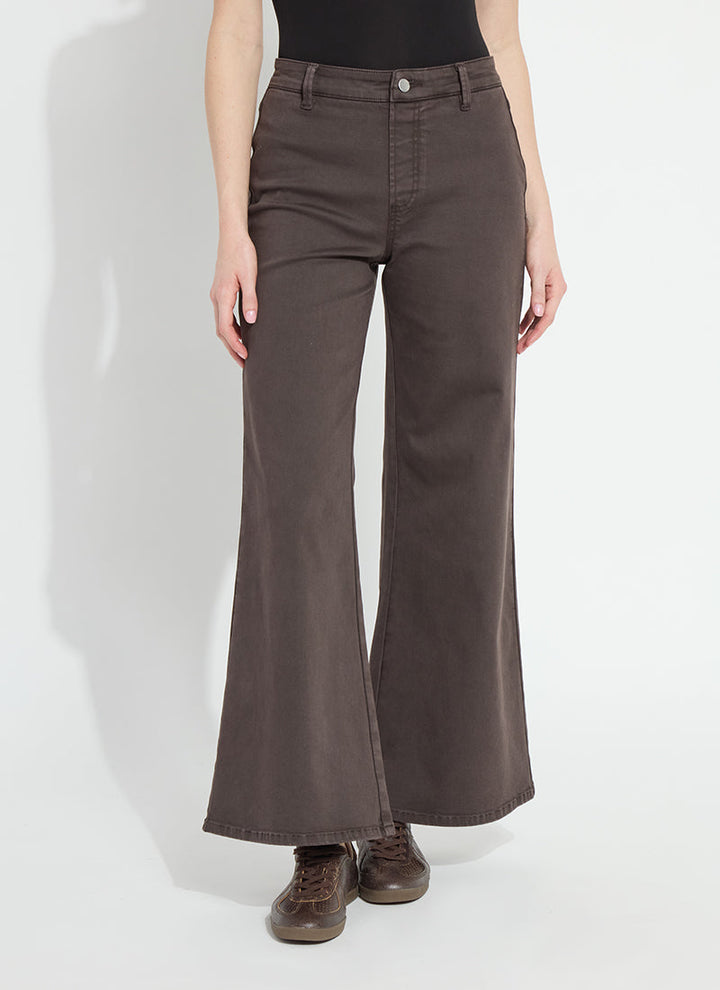 Lysse Iris Wide Leg Everyday Denim | Double Espresso
