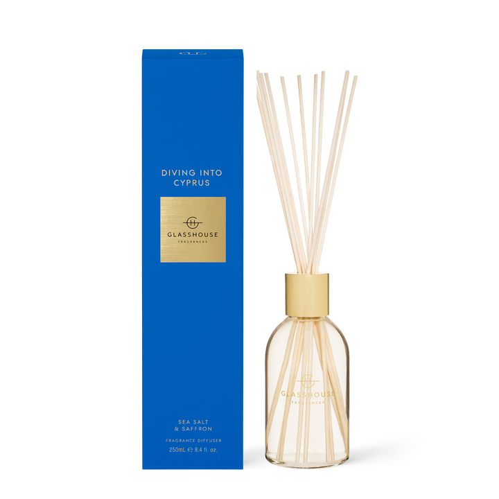 Glasshouse Diving into Cyprus 8.4 oz Fragrance Diffuser