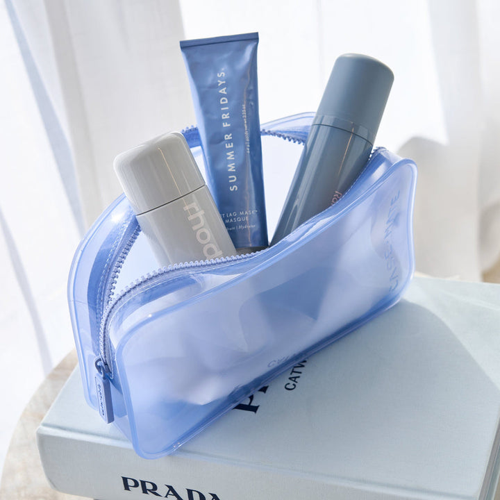 Jelly Makeup Bag | Carolina Blue