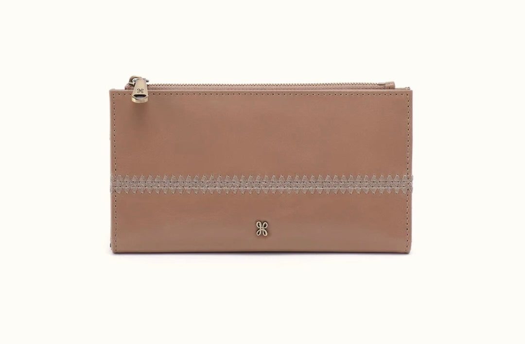Hobo Jill Large Bifold Wallet Woodsmoke 