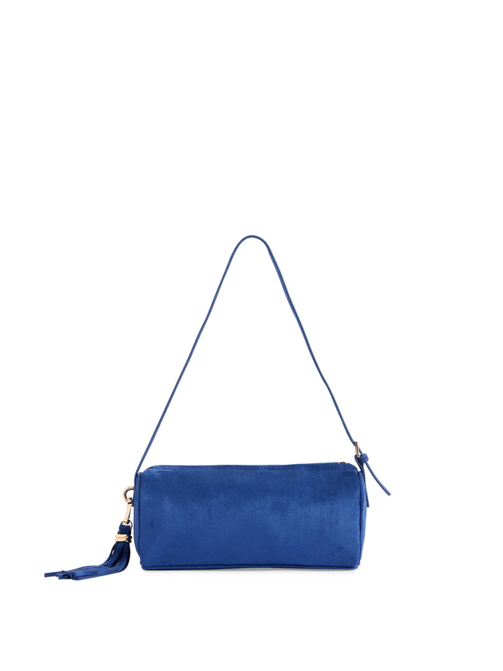 Kylie Barrel Shoulder Bag Blue
