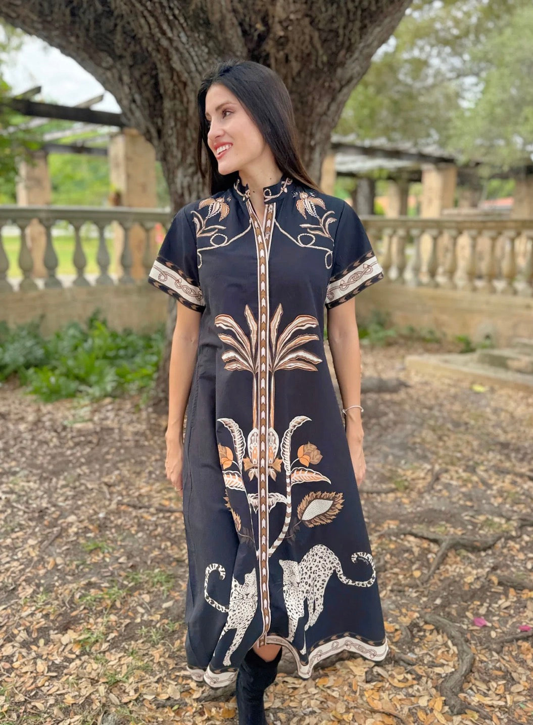 Sydney Shirtdress | Oasis Black