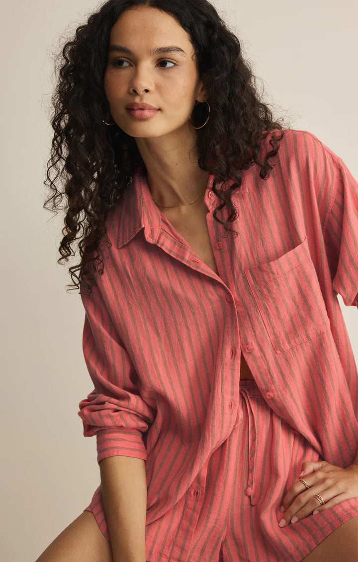 The Perfect Striped Button Up Gelato