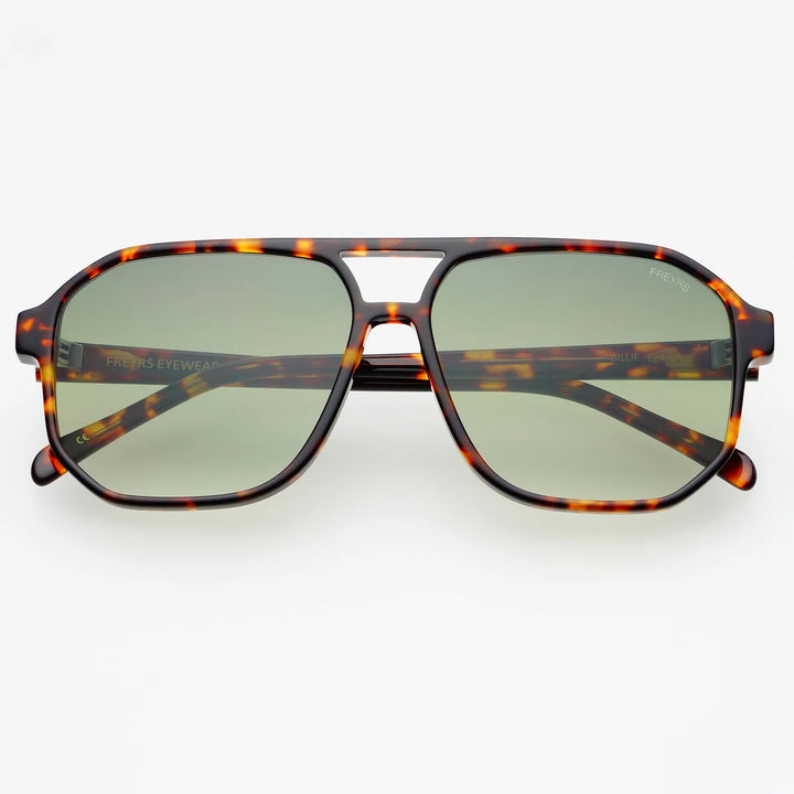 Freyrs Billie Sunglasses Tortoise/Green