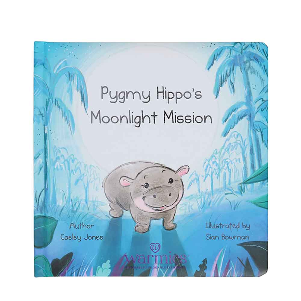 Pygmy Hippo’s Moonlight Mission Warmies Book