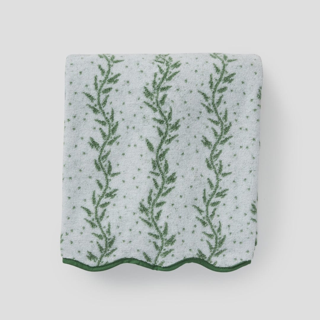 Patterned Scallop Bath Towel | Willow