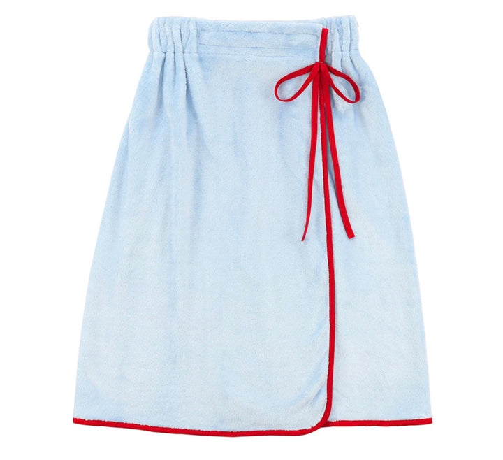 Bella Sleep &amp; Spa Blue &amp; Red Bow Spa Wrap