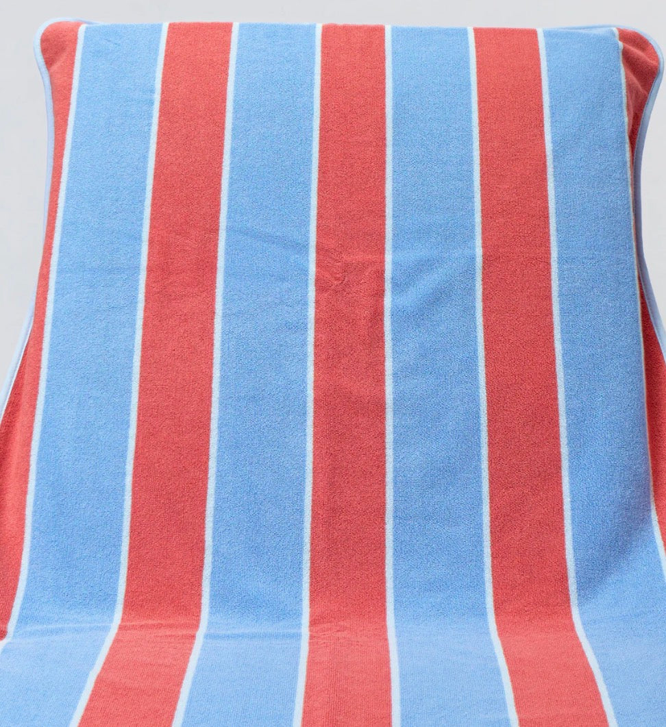 Weezie Beach Chair Cover Riviera Stripe 