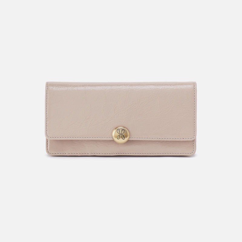 Hobo Hutton Large Wallet | Stone Gloss