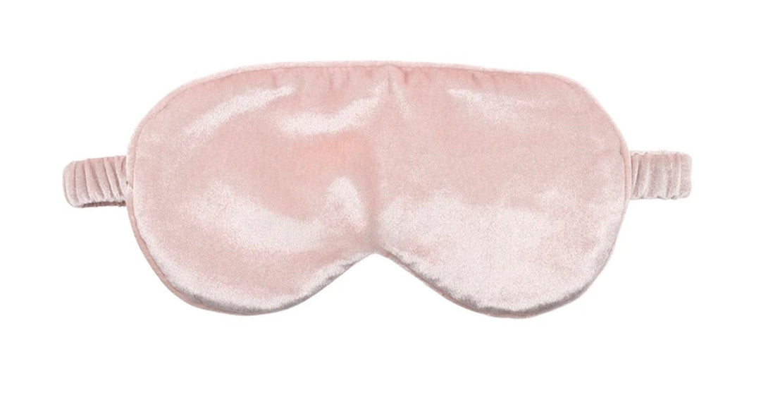 Velvet Eye Mask - Pink