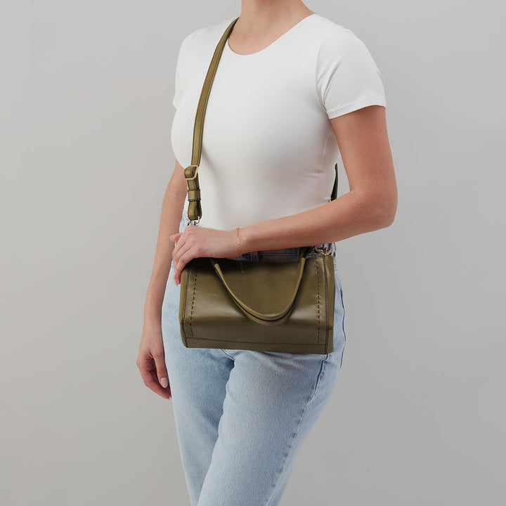 Seneca Shoulder Crossbody | Olive Veil