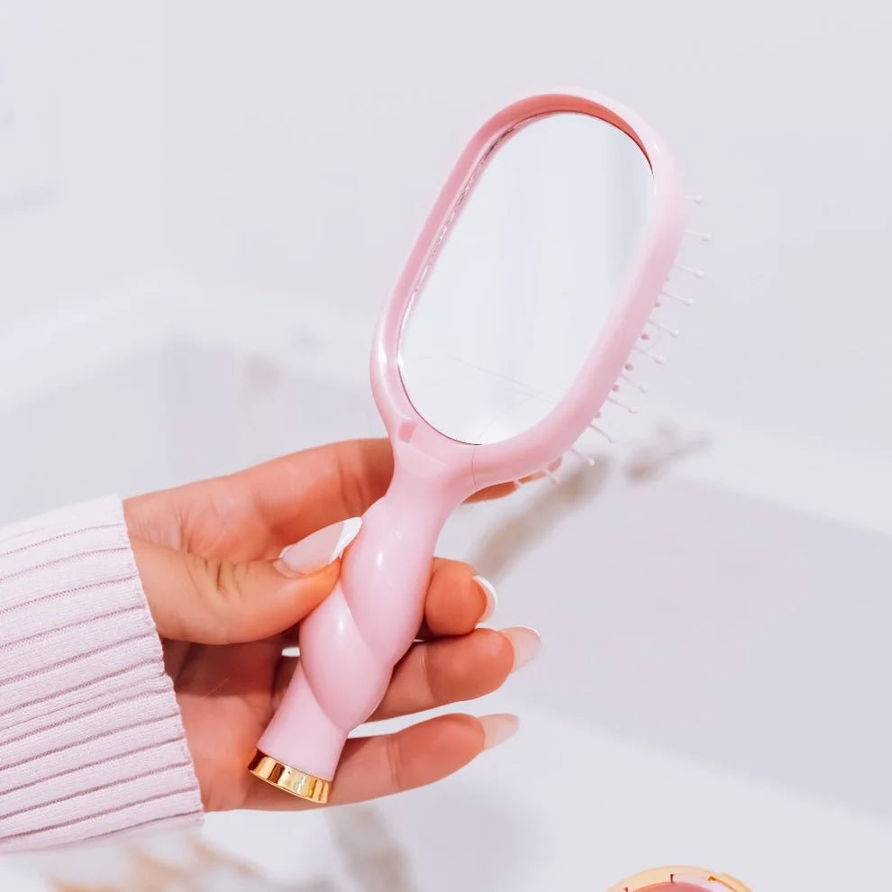 Mini Detangler Hair Brush for Medium Hair | Bubblegum Pink