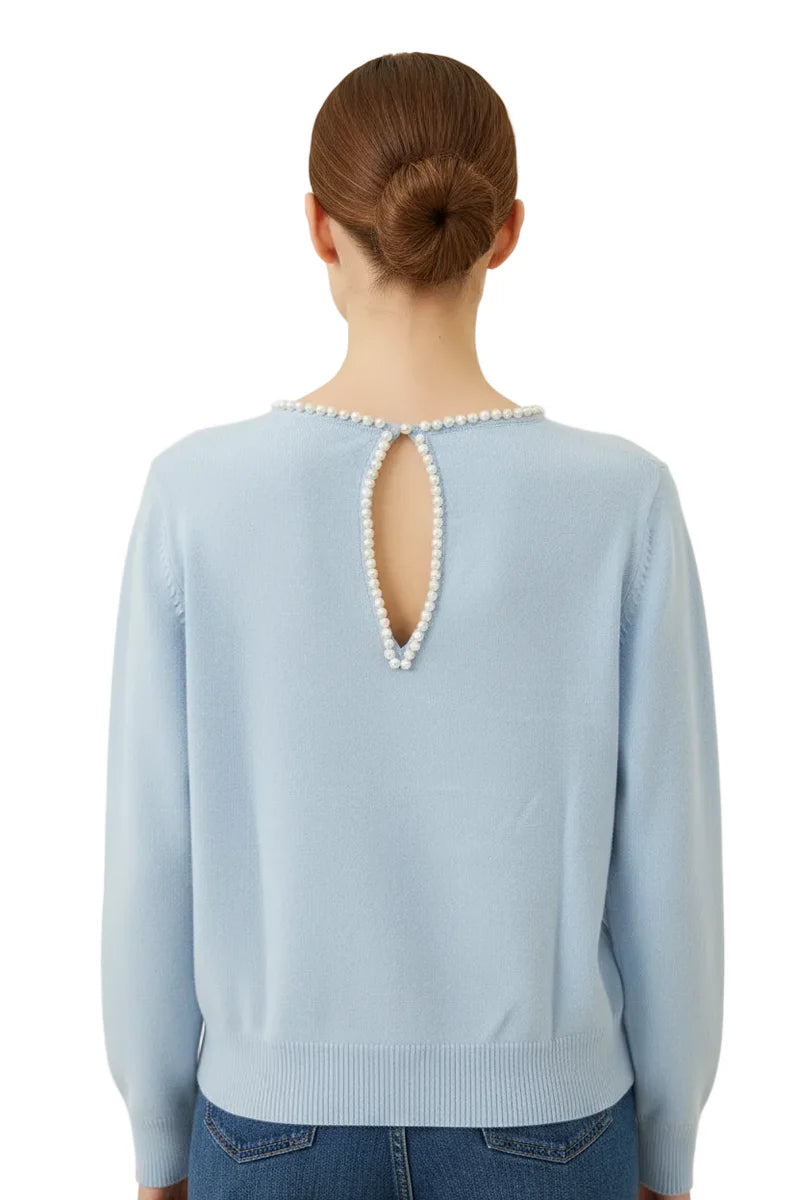 Pearl Knit | Blue