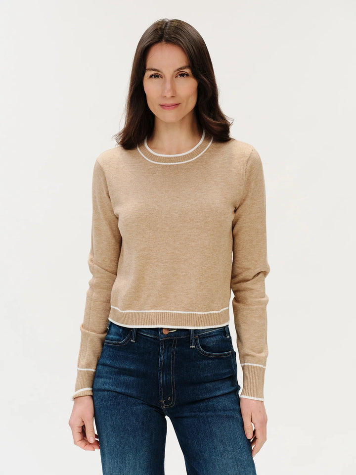 Renley Sweater | Camel/ Ivory