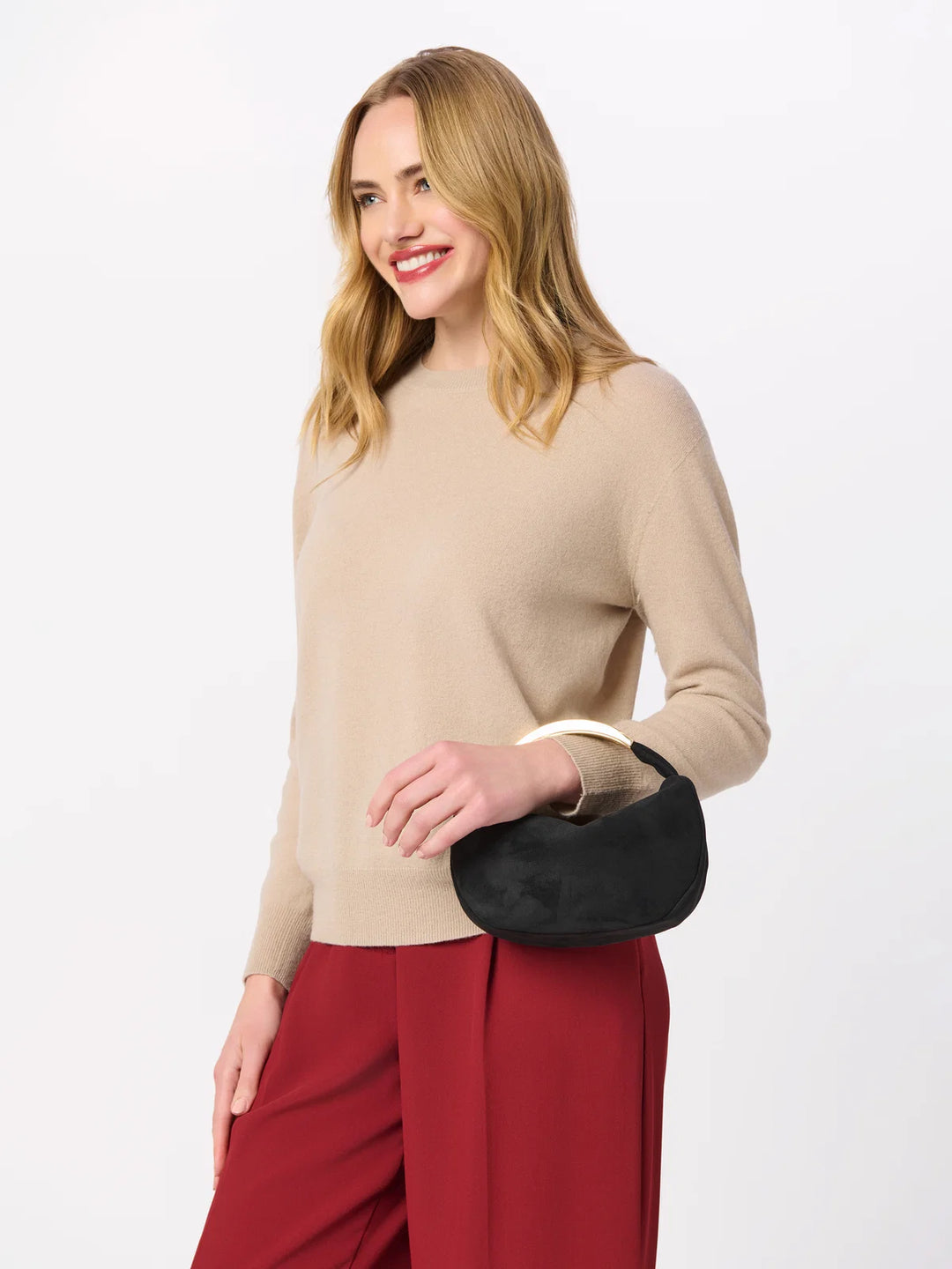 Luna Top Handle Bag Black