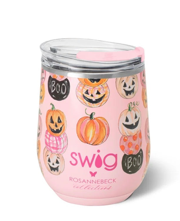 Swig Life Pumpkin Stacks Stemless Win Cup 12oz