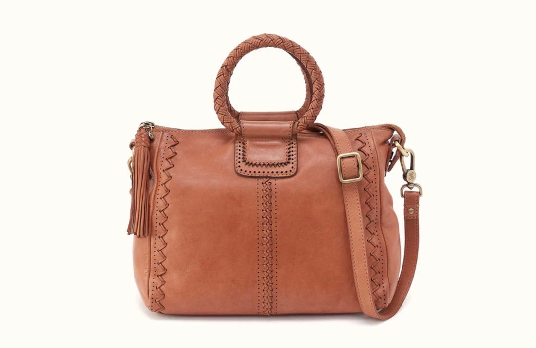 Hobo Shelia Medium Satchel Kindling Brown
