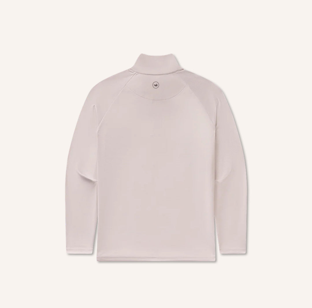 Southampton Performance Quarterzip-Stripes / White & Gray