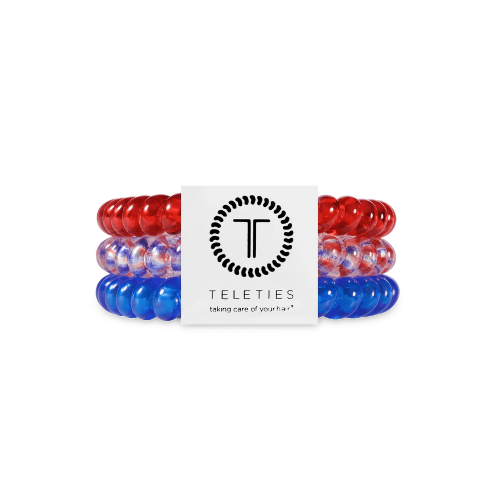Teleties Patriot Pop Small Hair Ties 