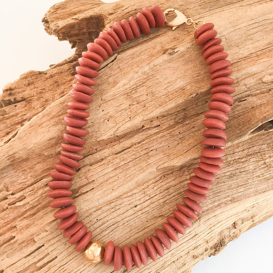Heishi Clay Choker Necklace
