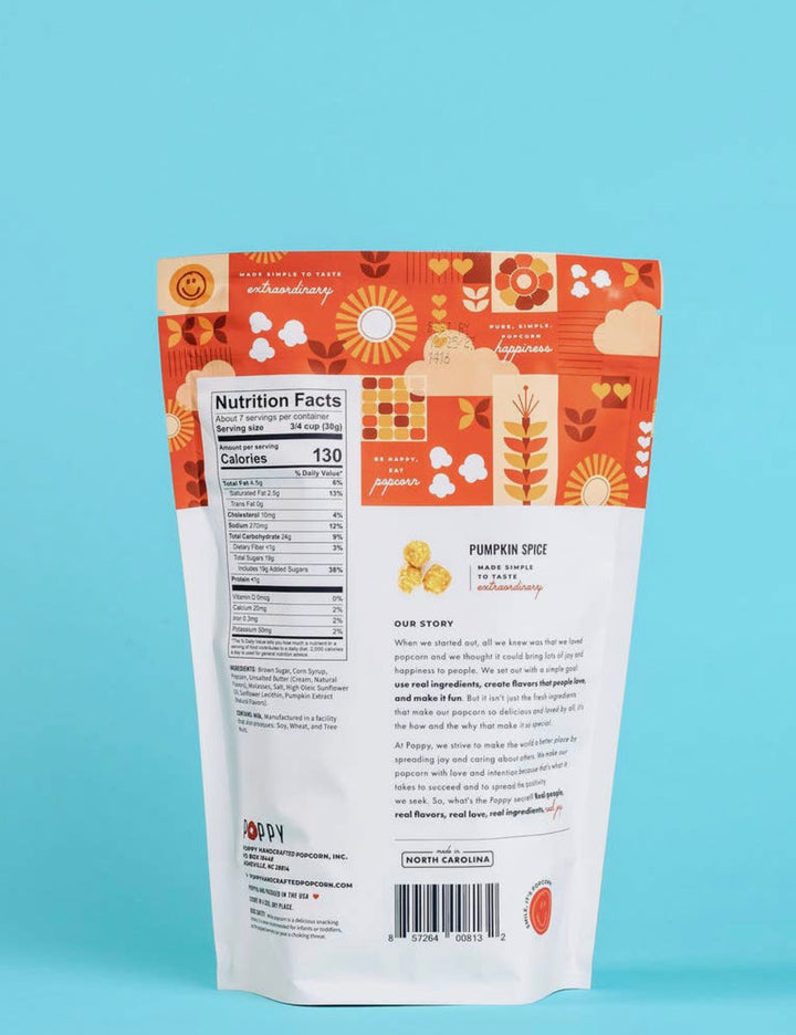 Pumpkin Spice Poppy Popcorn