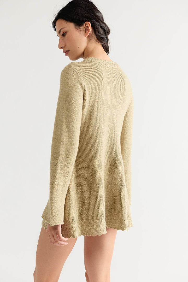 Bali Old Flame Sweater Dress | Olive Tree Heather