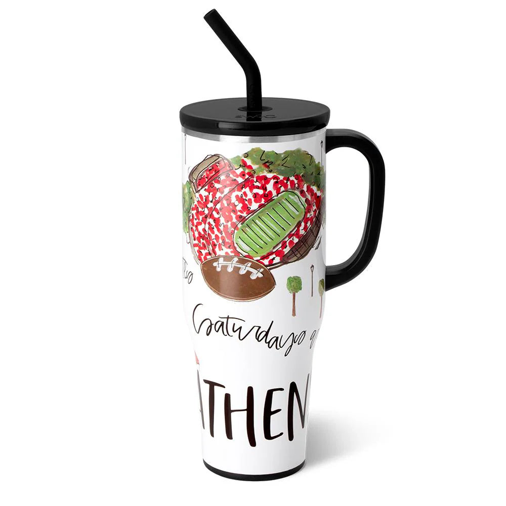 Swig Saturday in Athens Mega Mug 40oz