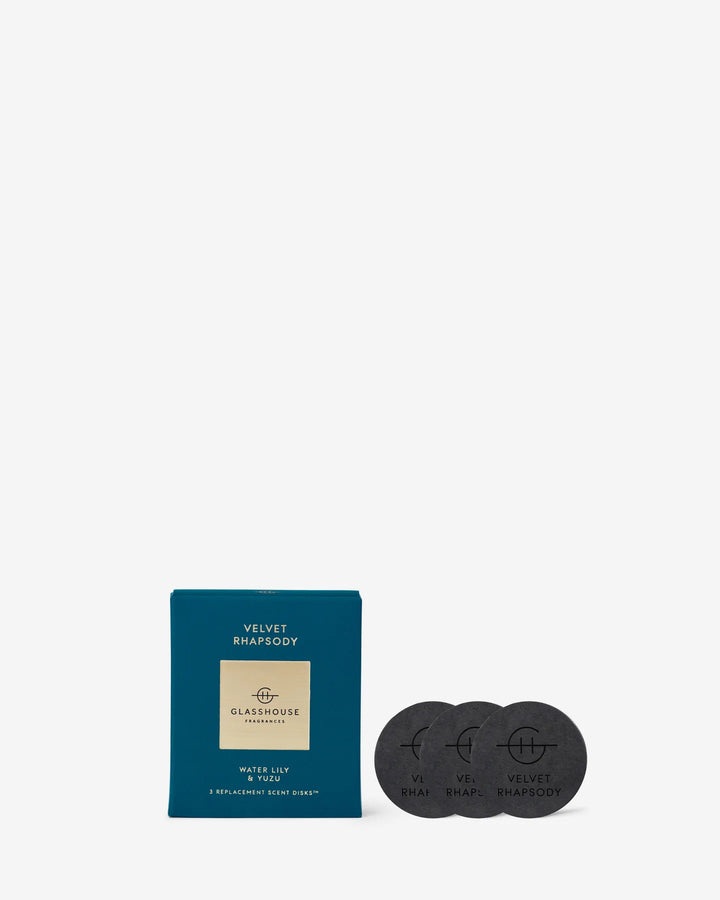 Velvet Rhapsody Car Diffuser Refill |  3 Scent Disks