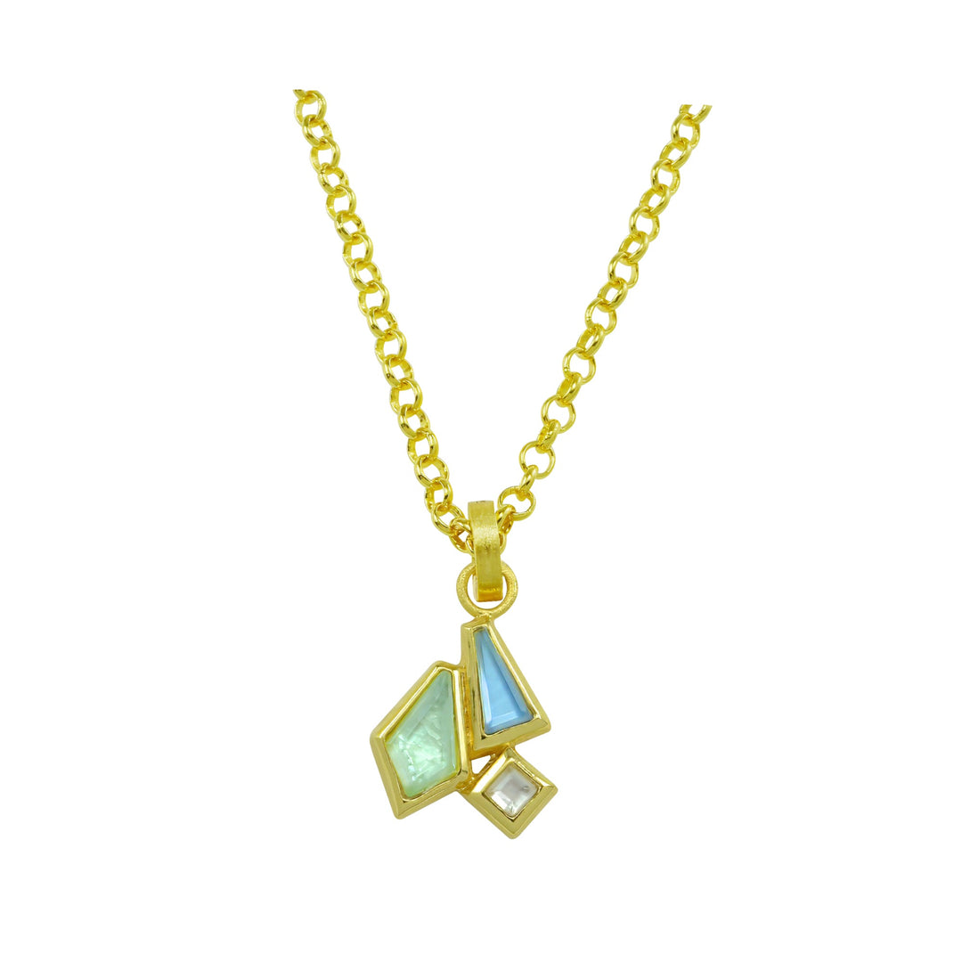 Betty Carre Zulie 3 Stone Necklace