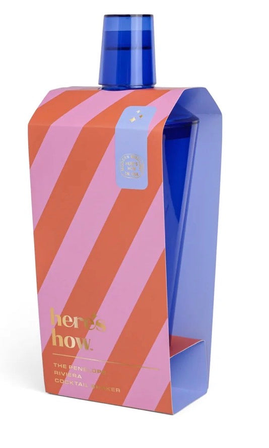 The Penelope Cocktail Shaker Cobalt