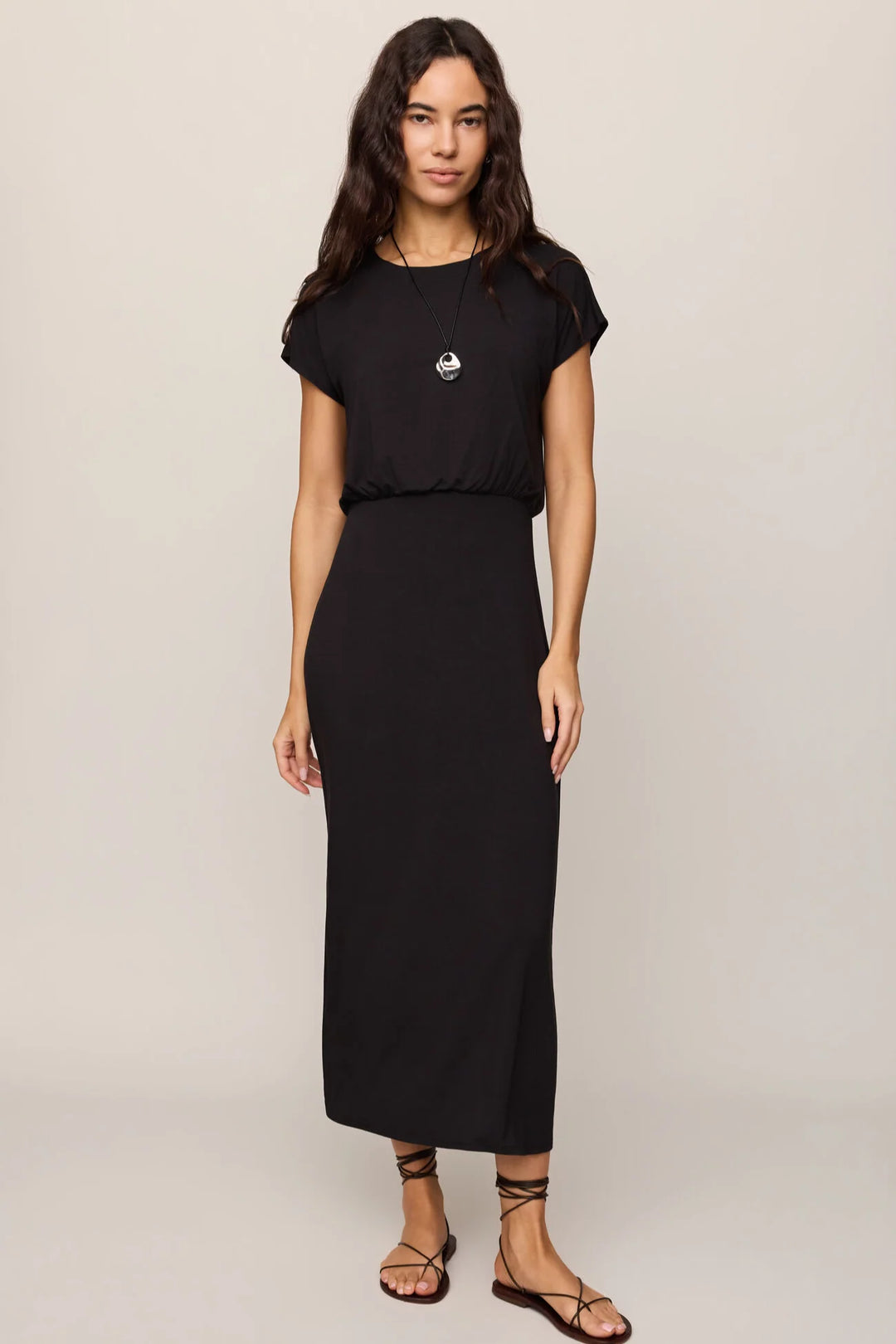 Z Supply Anika Midi Dress Black