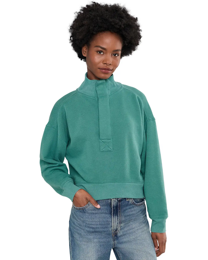 Free People Timeless Pullover Aqua