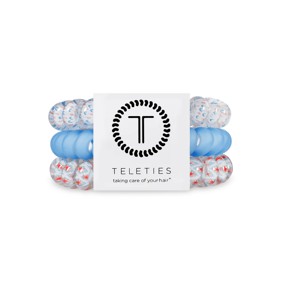 Teleties Sweet Liberty Large Hair Ties