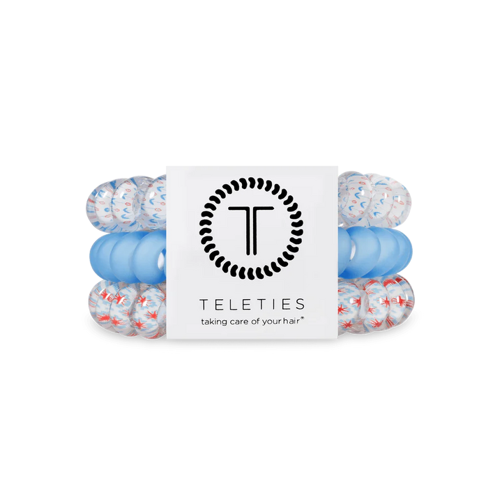 Teleties Sweet Liberty Large Hair Ties