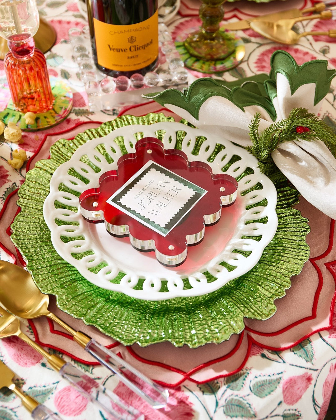 Red Mini Acrylic Picture Frame