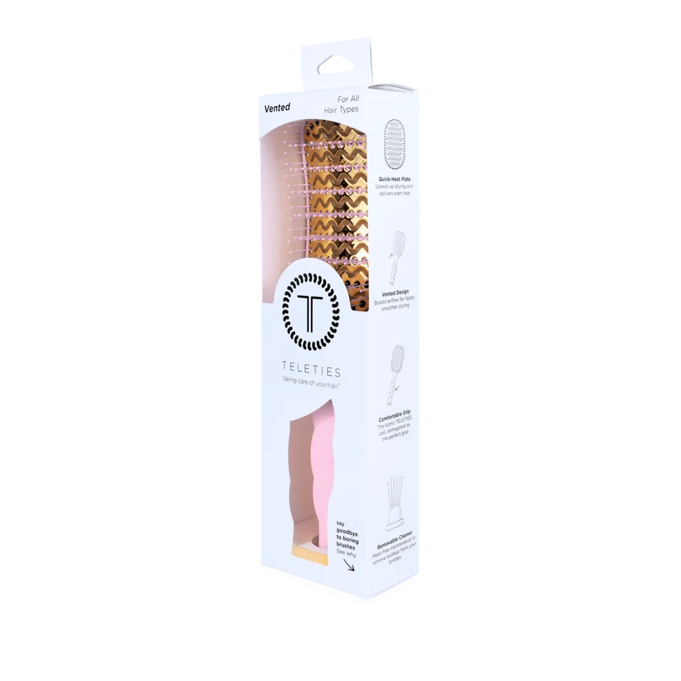 Vented Hair Brush | Bubblegum Pink