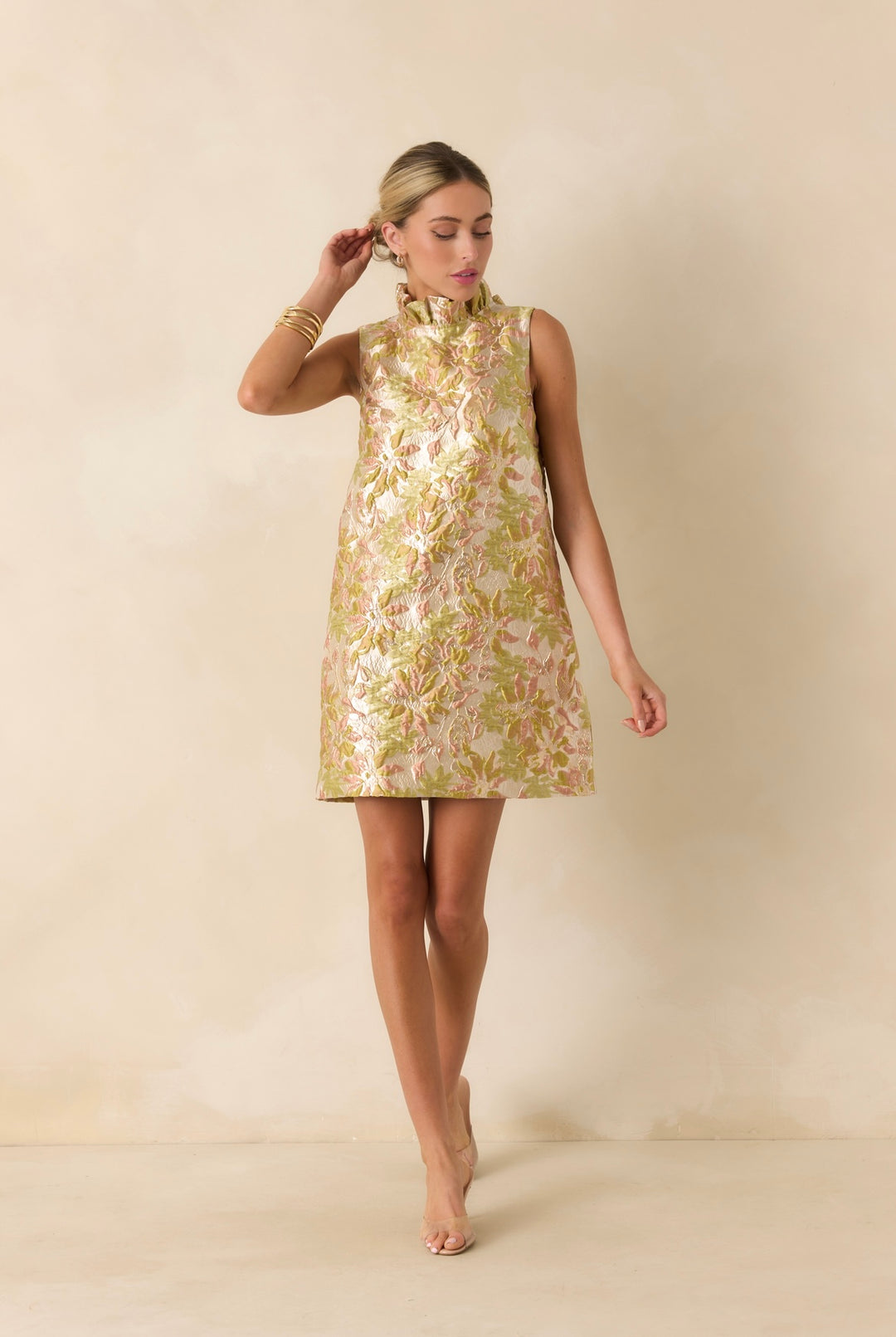 Cecily Mini Dress | Bombshell Botanicals Print