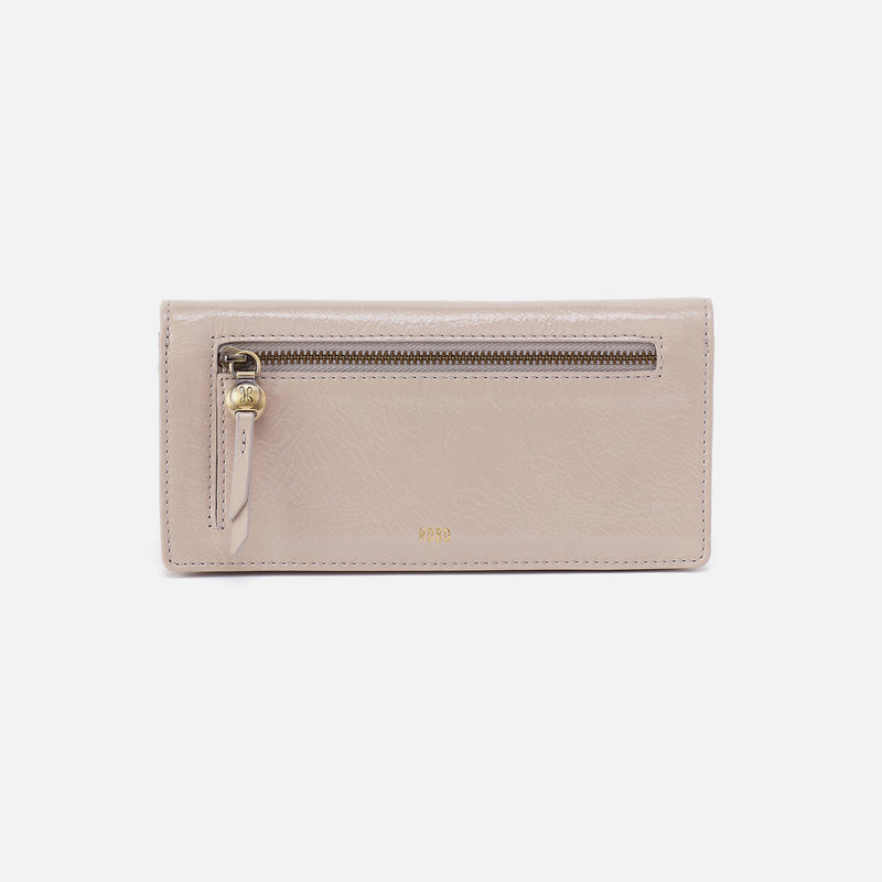 Hutton Large Wallet | Stone Gloss