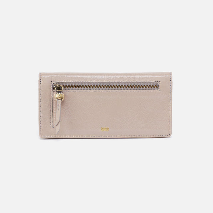 Hutton Large Wallet | Stone Gloss