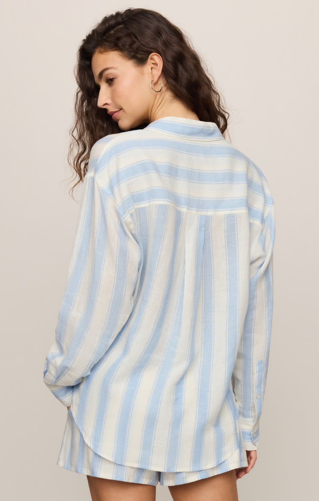 The Perfect Striped Button Up | Skyline