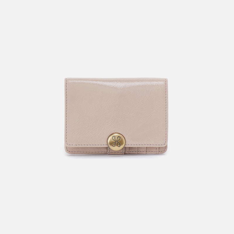 Hobo Hutton Small Wallet | Stone Gloss