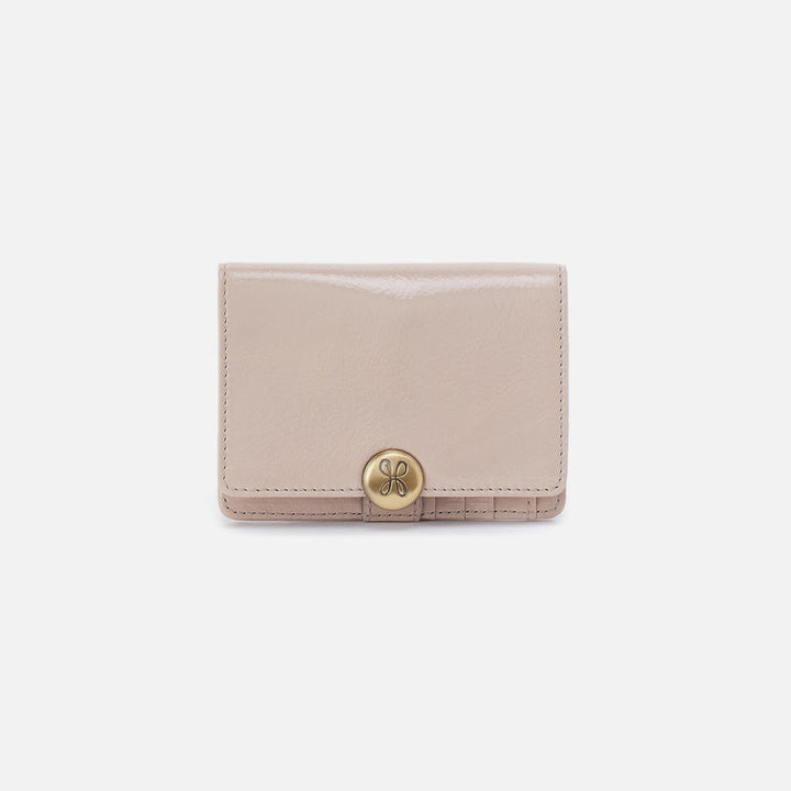 Hobo Hutton Small Wallet | Stone Gloss