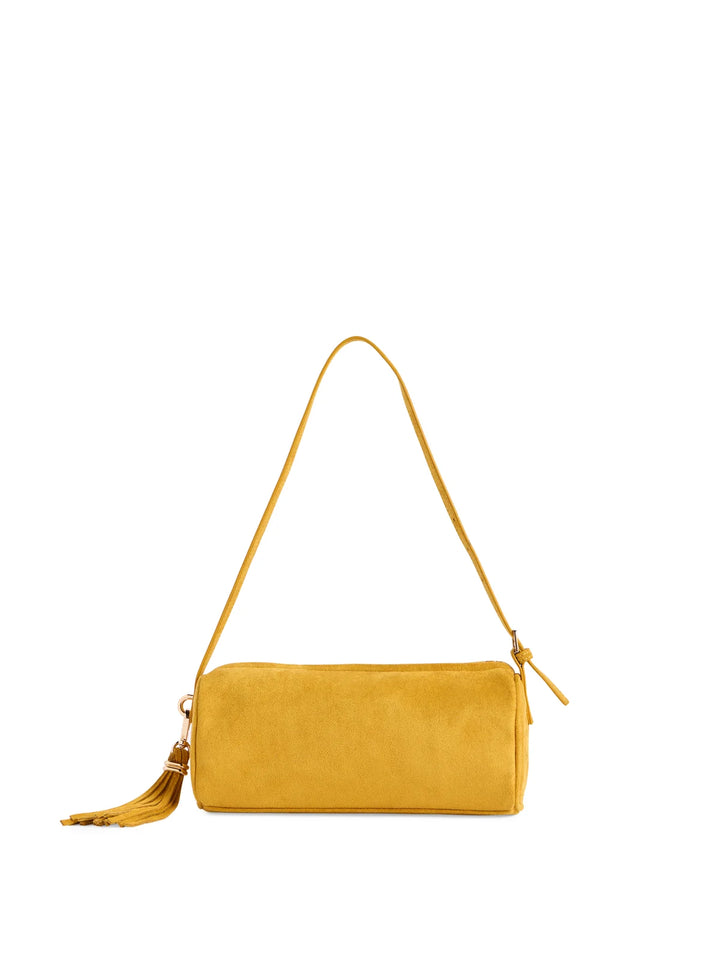 Kylie Barrel Bag Mustard