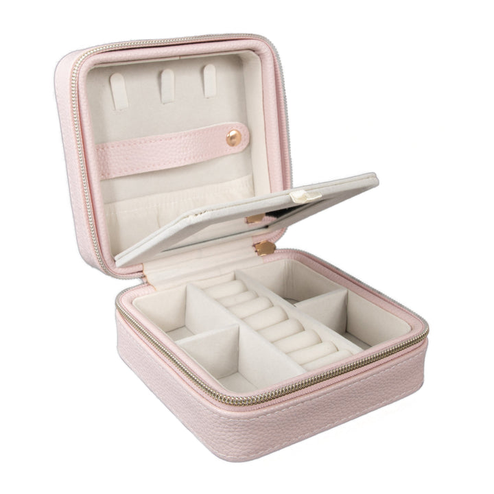 Brouk &amp; Co Leah Travel Jewelry Case | Pale Pink