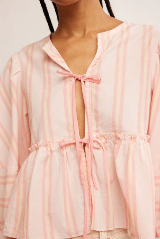 Brunch Babe Blouse Pink *