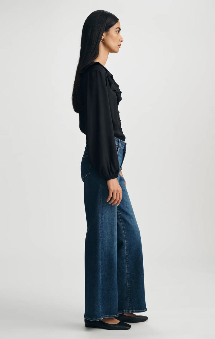 Paloma Wide Leg Jeans
Mid Rise | Dark Brushed Gold Premium